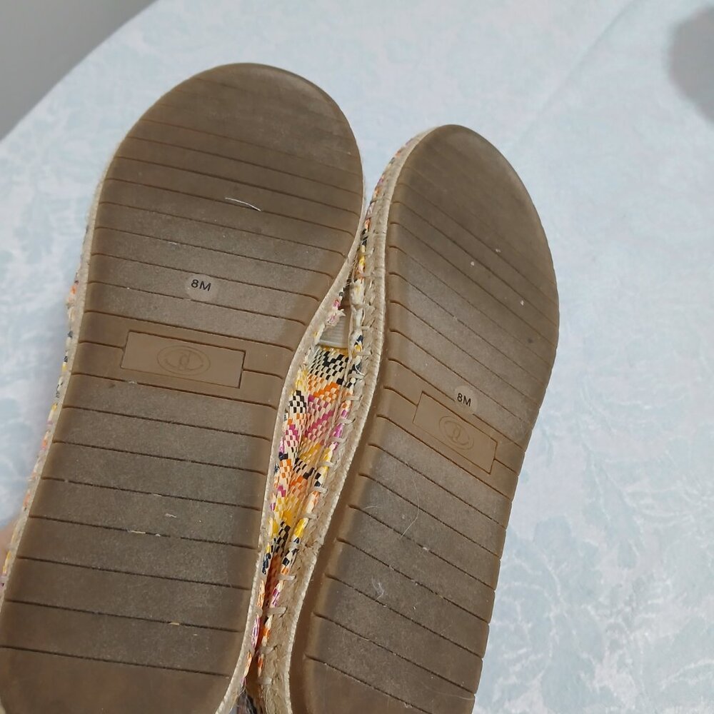 Charter Club Joeey Multicolored Espadrille Flat Size 8M - Picture 2 of 8